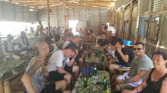 Hier gibt es nochmal Lunch für alle