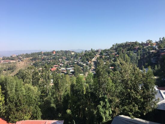 Blick auf Lalibela...