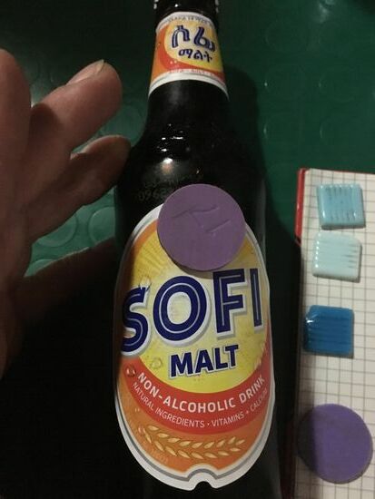 Bier (ja auch Malzbier gibt’s hier...ist leggor) - lila