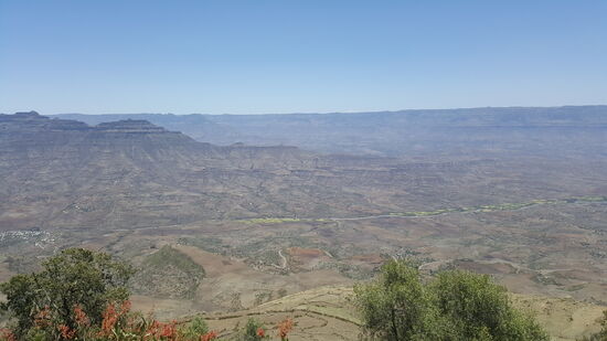 Der tolle Blick von oben--wir sind auf ca 3000m