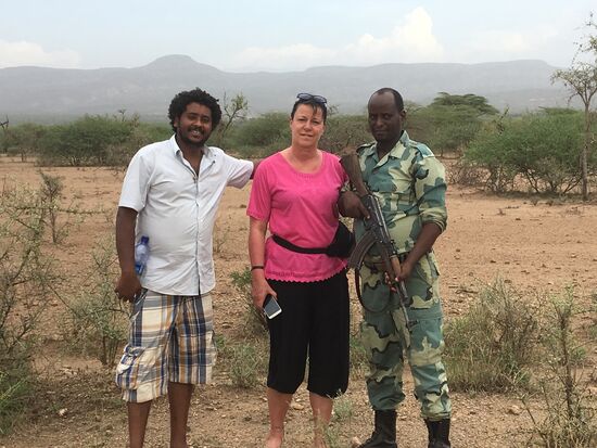 Mein Guide Happy und mein Beschützer....