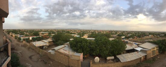 Blick aus dem Fenster auf Awash