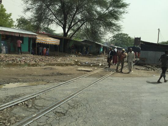 Wieder mal ein Treffen mit der alten Eisenbahnlinie...