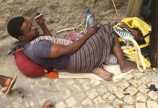 Er ruht sich noch aus...