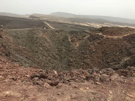 Der Krater des Ardwkwba, den wir auch umrundet haben