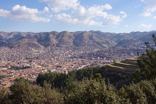 Die Aussicht vom Christo Blanco über Cusco