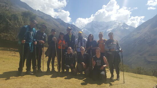 Das erste Gruppenbild unseres bunten Haufens