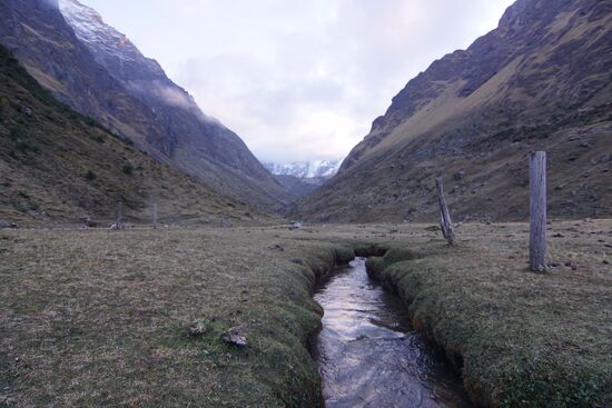 Hier führte der Wanderweg der Trekker entlang.