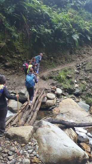 Und dann immer wieder diese Behelfs-Brücken!!