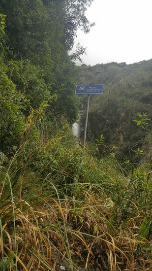 Mal ein Highlight: ein Wasserfall