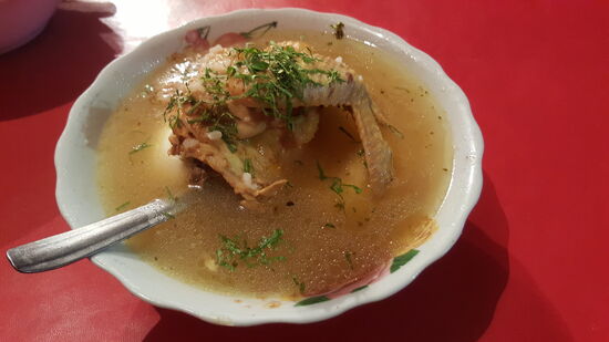 Hühnersuppe mit reichlich Einlage