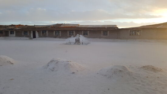 Dann gehts weiter zum Salzmuseum und Salzhotel „Potosi“