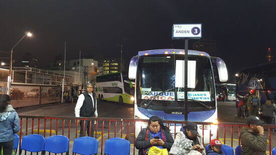 Immer wieder staunen wir über die Menge der Busse