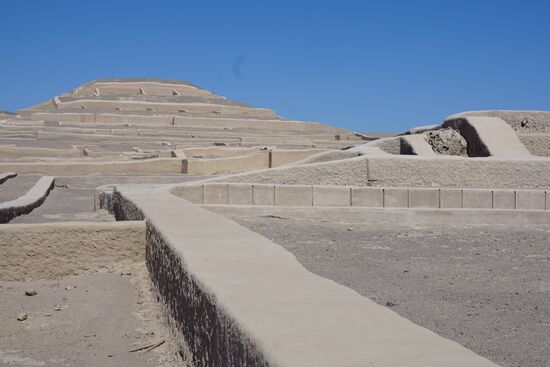 Die Pyramiden sind aus der Zeit von 500 vor Christi bis 500 nach Christi