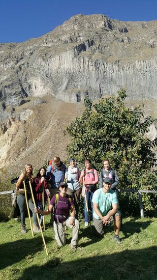 Ein Gruppenfoto: wir waren echt eine nette Truppe