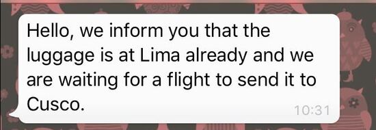 Juhuuu!!!! Endlich!!! Schnell schicken wir nochmal die Adresse von unserer Unterkunft hin...