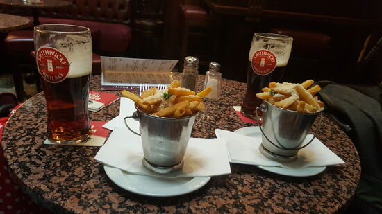 ...und Trüffel- Pommes