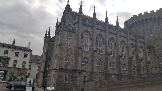 Weiter geht's zum Castle -hier erwartet uns leider eine Baustelle