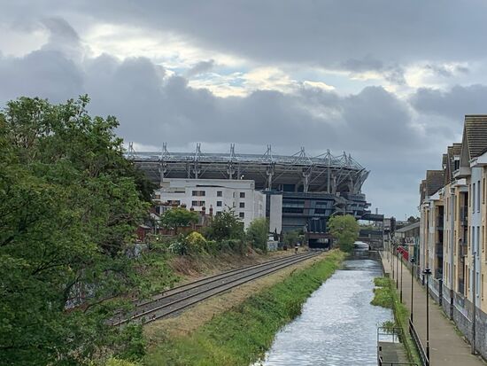Das Stadion von Dublin