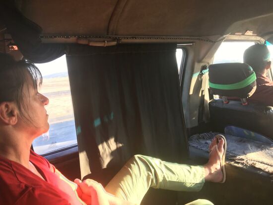 Der Fahrer vergewissert sich noch einmal: „Petra“???
Yesss!!