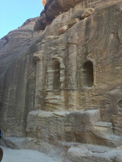 Das gibt es noch alles vor dem Siq zu sehen