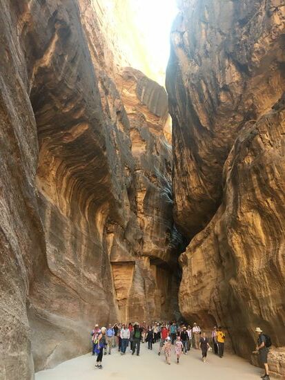 Richtig lustig ist es, die anderen Touris zu beobachten