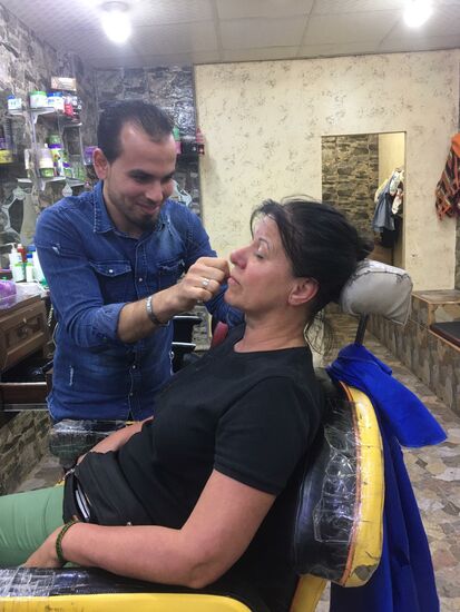 Für uns beide:: Himmel! Ich wußte nie dass ich SOOO viel Haare im Gesicht habe!