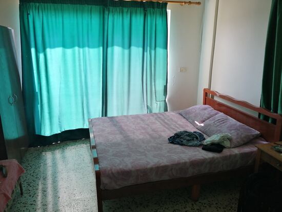 Das erste Mal ein Doppelbett im Libanon...heute Abend gibt's da bestimmt "Unruhen"...