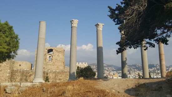 Gut erhaltene und restaurierte Säulen