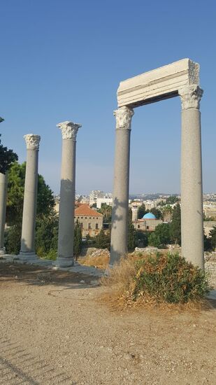Hier fand man viele Schätze, die wir zuvor schon im Nationalmuseum von Beirut gesehen haben: die Sphinxe, einige Sarkophage und die ganze Reihe der Mumiensärge—die habe ich auch fotografiert—