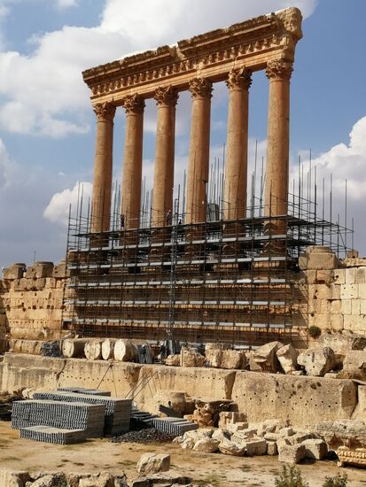 ...hier wurden die größten Steine der Welt verbaut..