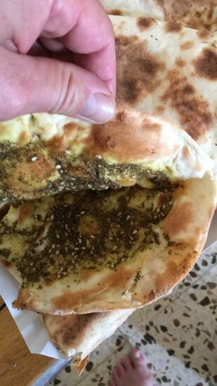 ...mit Thymian und Sesam ...