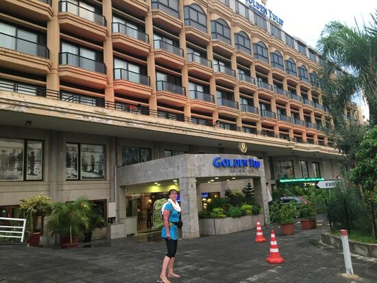 Unsere letzte Nacht in Beirut...ein schickes Hotel—