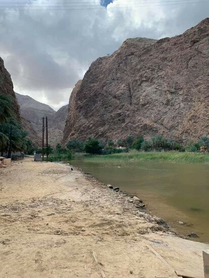 Aber der Eingang zur Schlucht siht schon traumhaft schön aus...