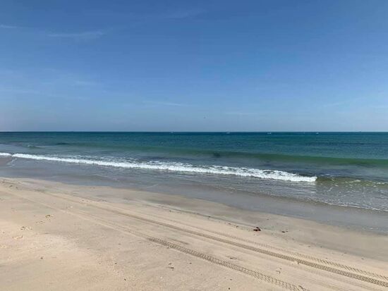 Weit hinten sind die Boote zu erkennen