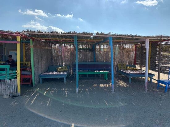 Die „ Chillzone“ rechts und links der Essbereich