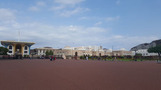 Natürlich hat der Sultan übers Land versteut mehrere Paläste. Dies ist der Hauptpalast, welcher zu repräsentativen Zwecken genutzt wird.