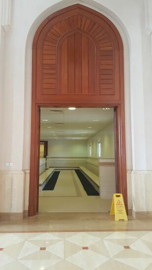 Der Waschraum für die Frauen