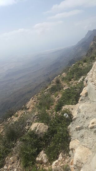 Wir sind hier auf 1200m Höhe—