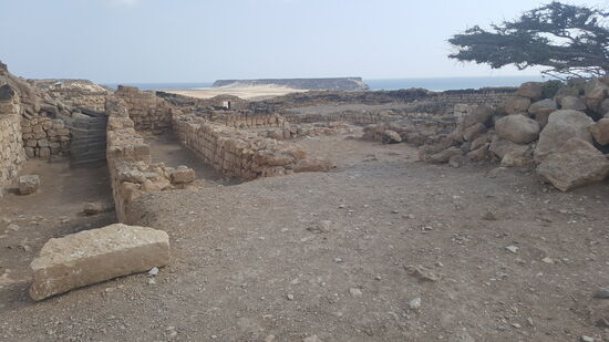 Sumhuram war ein bedeutender Gewürzhafen bis zum 3. oder 4. Jhd n. Chr