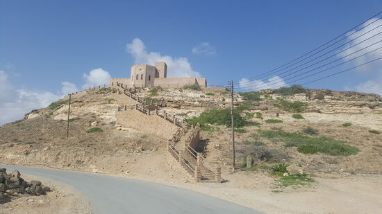 Unsere letzte Station für heute ist das „Taqah Castle“