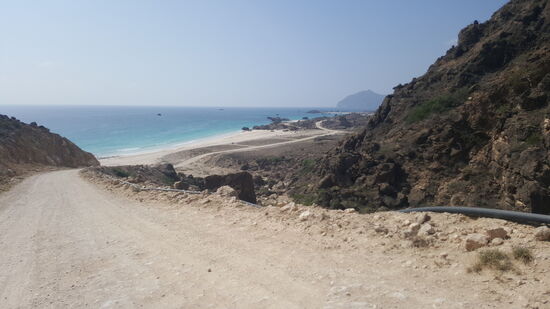 Die letzten paar Meter gehen wieder und dann werden wir entschädigt