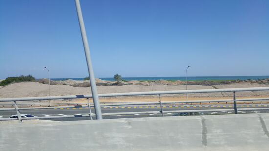 Golfplatz an der Küste