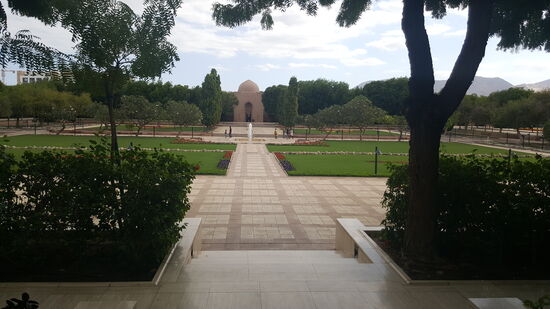 Noch mal einen Blick auf den schönen Garten geworfen...