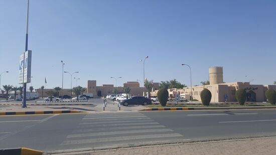 Hier soll das Fort sein, aber beim näherkommen, ist es der souk