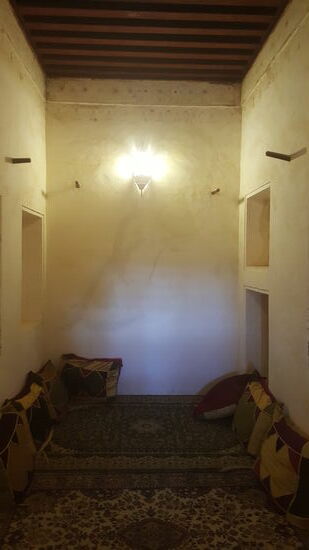 Der Flüsterraum—hier traf man sich um geheime Informationen auszutauschen