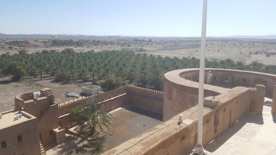 Vom Bau des Schlosses bis zum Tod des Sultans war Jableen die Hauptstadt von Oman—danach wurde Muscat die Hauptstadt