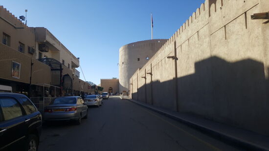 ...um den Souk und das Fort anzuschauen...