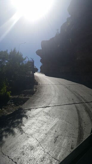 Die Fahrt zum Plateau dauert gute 20 Minuten
