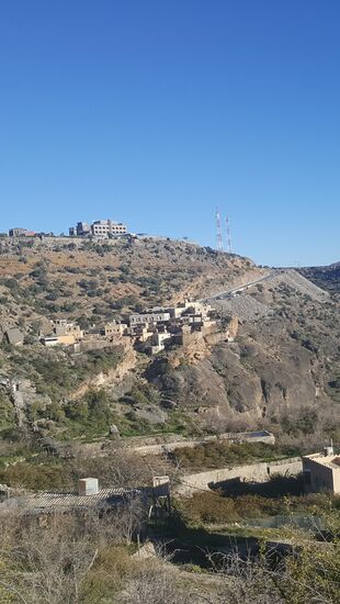 Noch ein Hotel weit oben